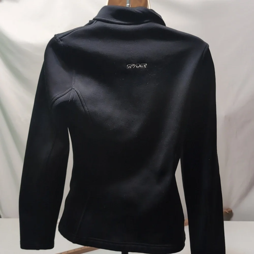 Spyder ladies core sweater black full zip jacket size medium - Picture 4 of 12